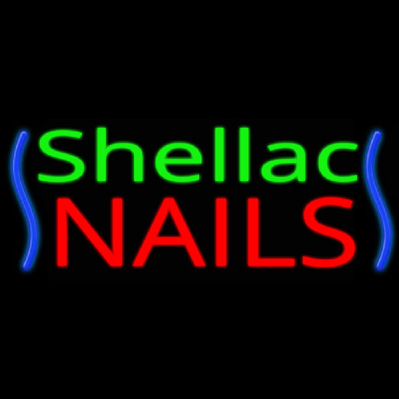 Shellac Nails Neon Sign