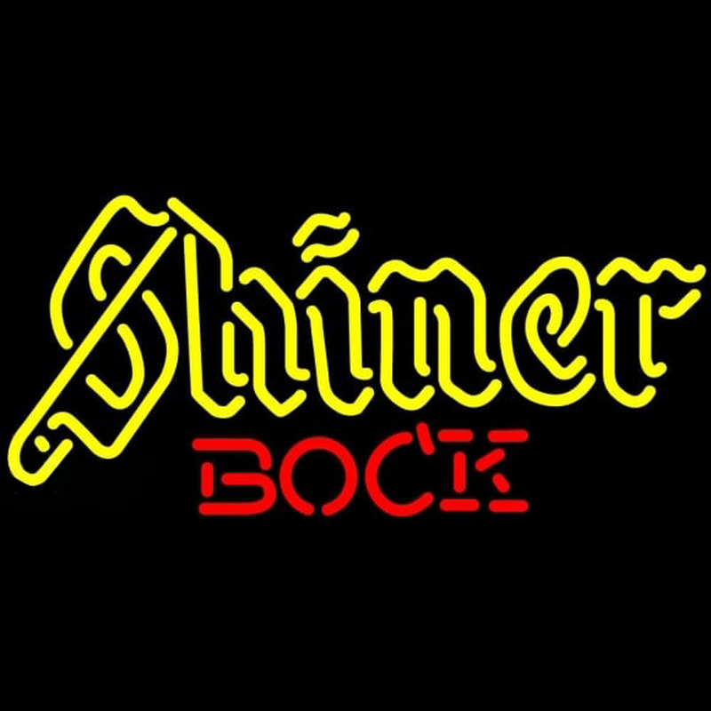 Shiner Bock Beer Sign Neon Sign