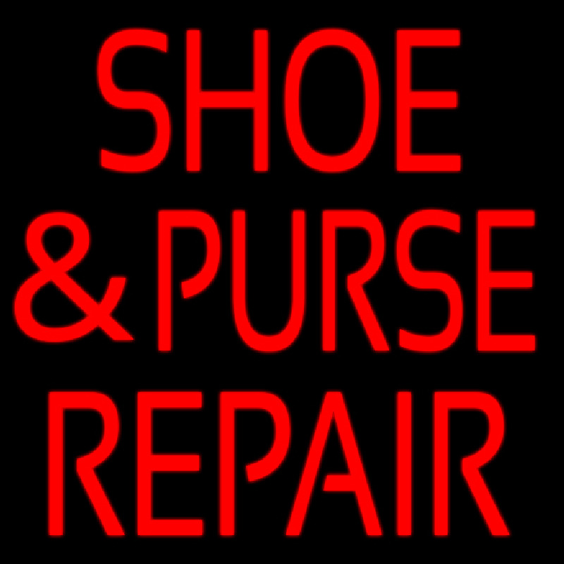 Shoe And Purse Repair Neon Sign