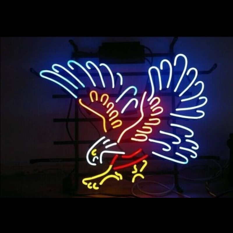 Silver Hawk Neon Sign