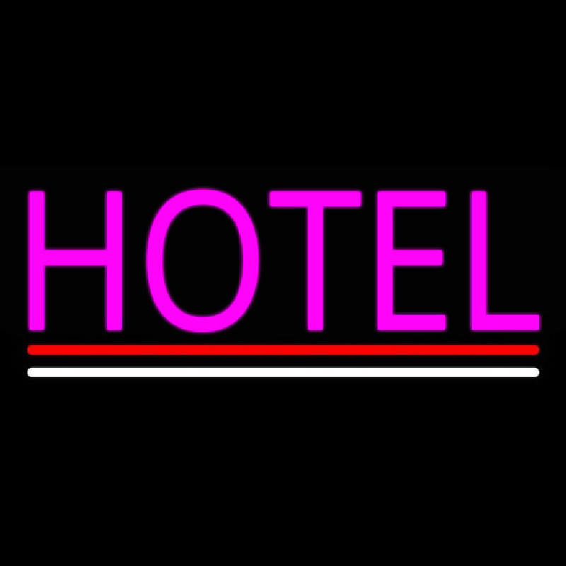 Simple Hotel Neon Sign