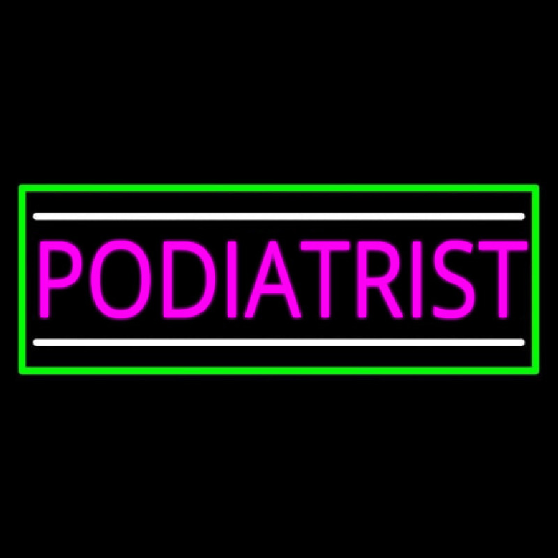 Simple Podiatrist Neon Sign