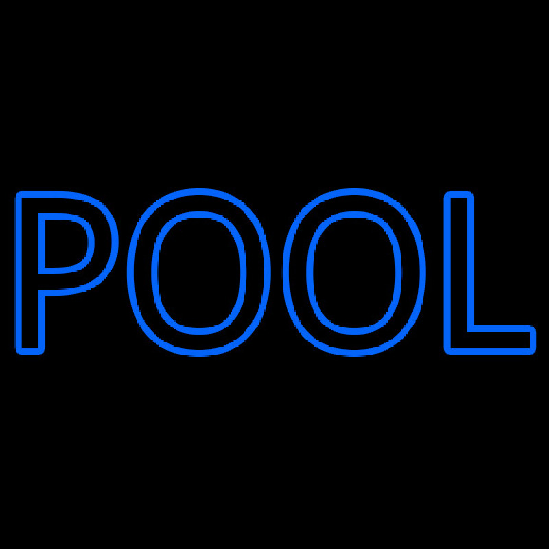 Simple Pool Neon Sign