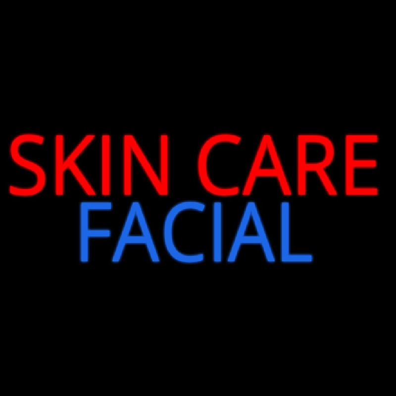 Skin Care Facial Neon Sign