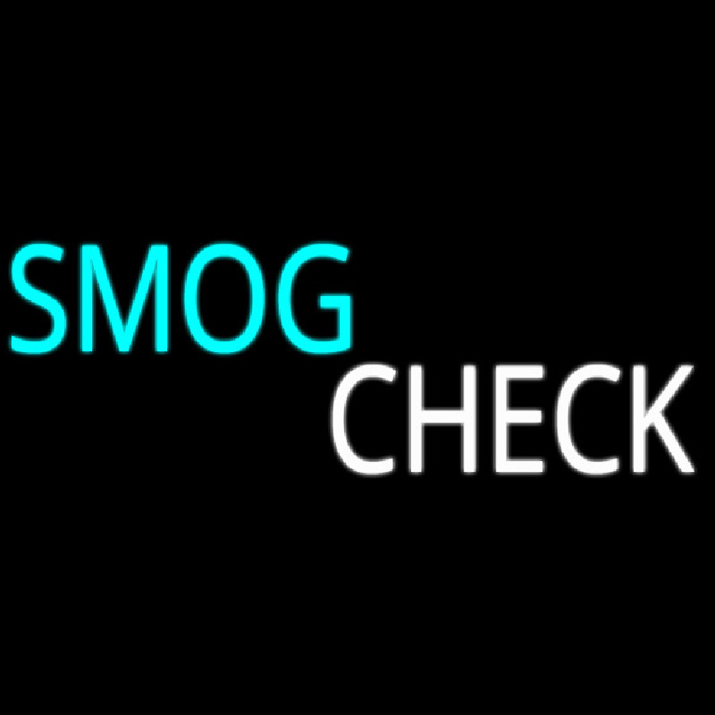 Smog Check Neon Sign