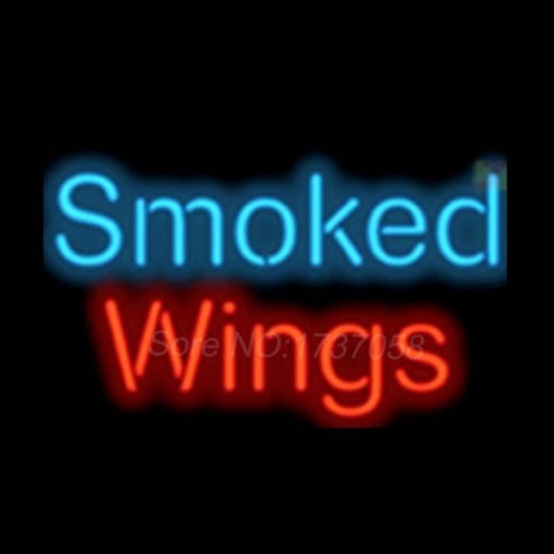 Smoked Wings Neon Sign