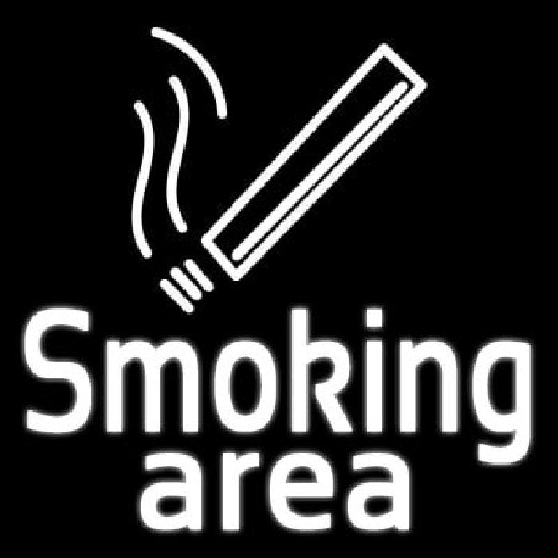 Smoking Area Neon Sign
