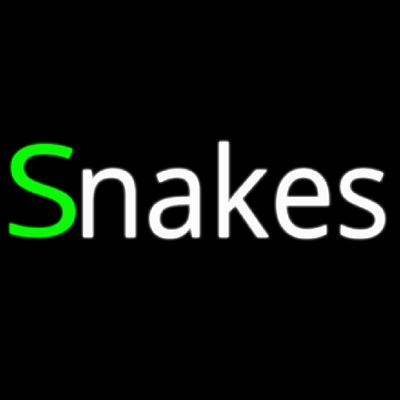 Snakes Neon Sign
