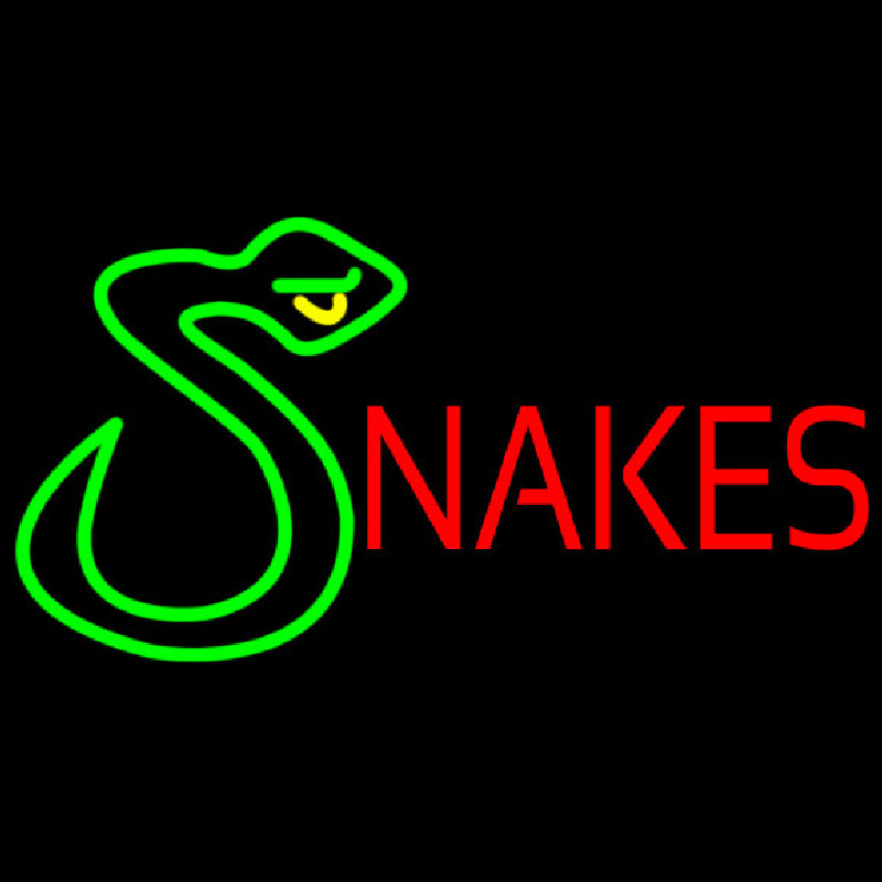 Snakes With Logo Neon Sign