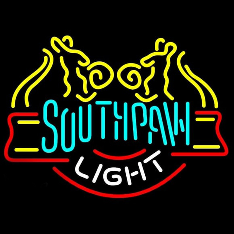 Southpaw Kangaroos Beer Sign Neon Sign