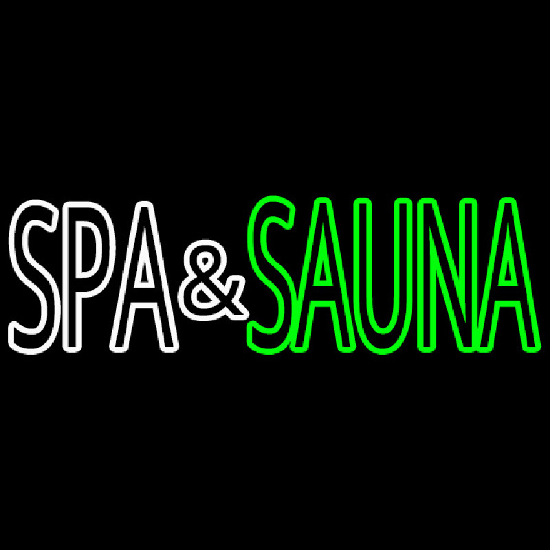 Spa And Sauna Neon Sign