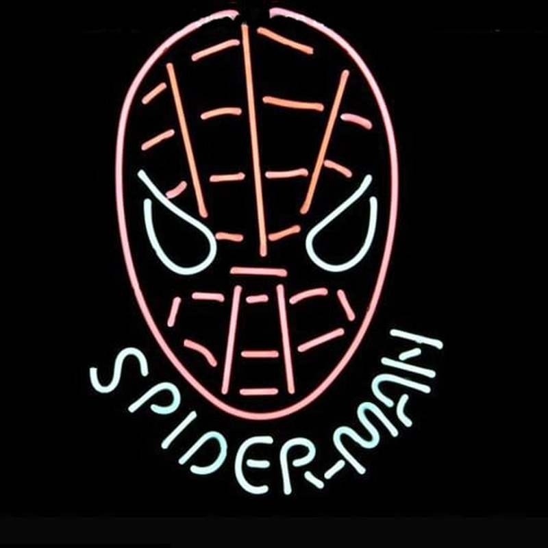 Spiderman Super Man Logo Neon Sign