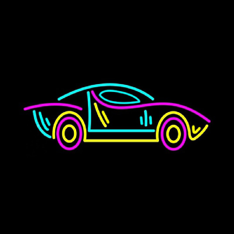 Sports Car Neon Sign