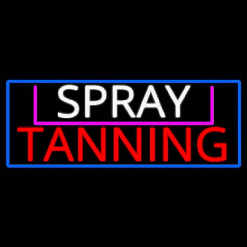 Spray Tanning Neon Sign