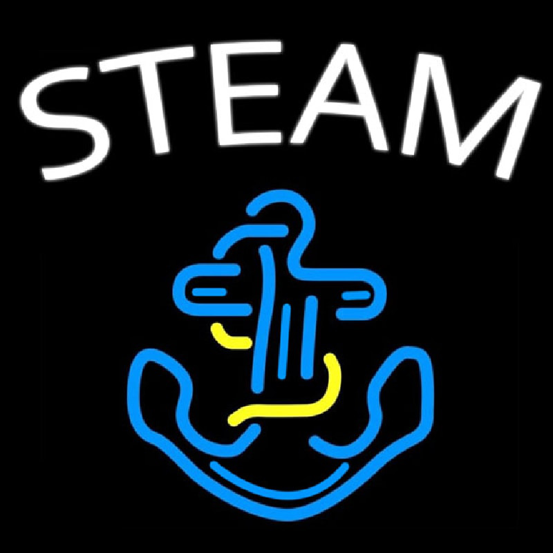 Steam Neon Sign