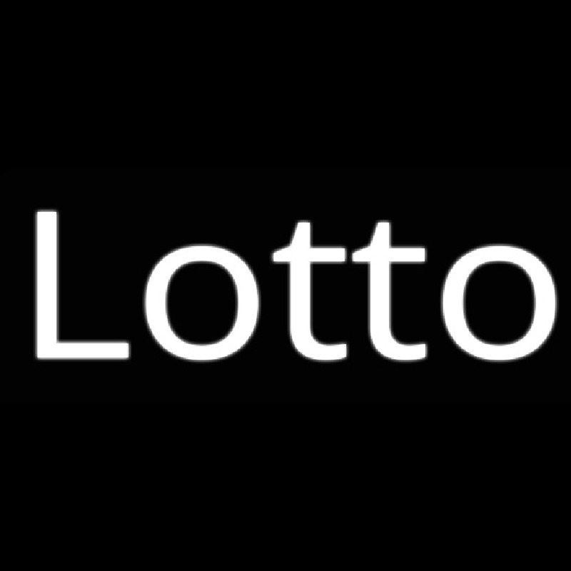Stylish Lotto Neon Sign