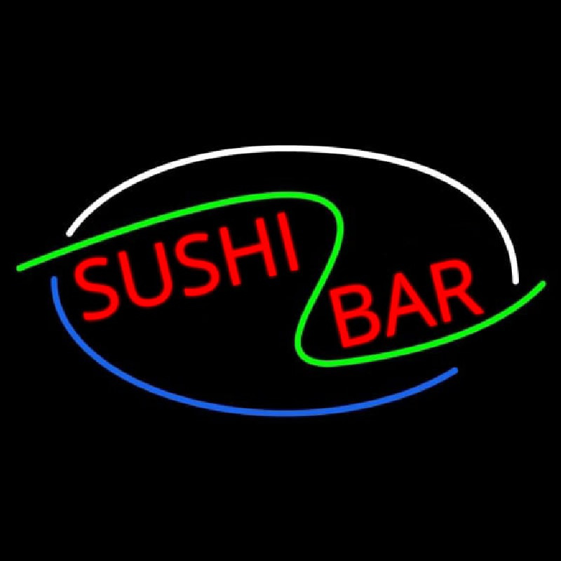 Stylish Sushi Bar Neon Sign
