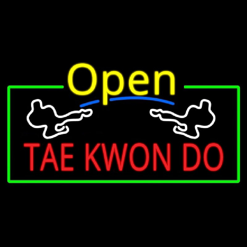 Tae Kwon Do Neon Sign