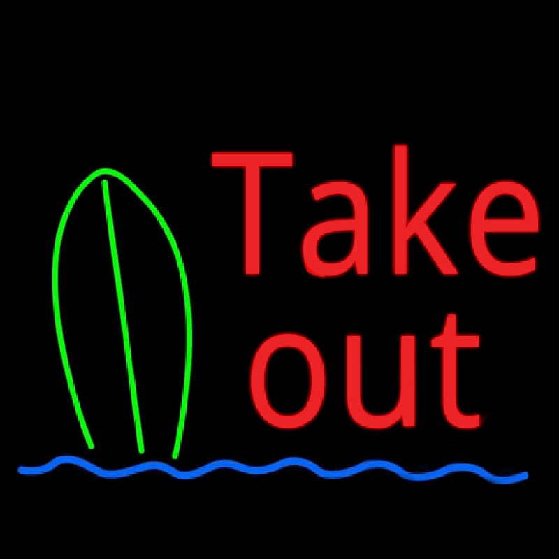 Take Out Bar Neon Sign