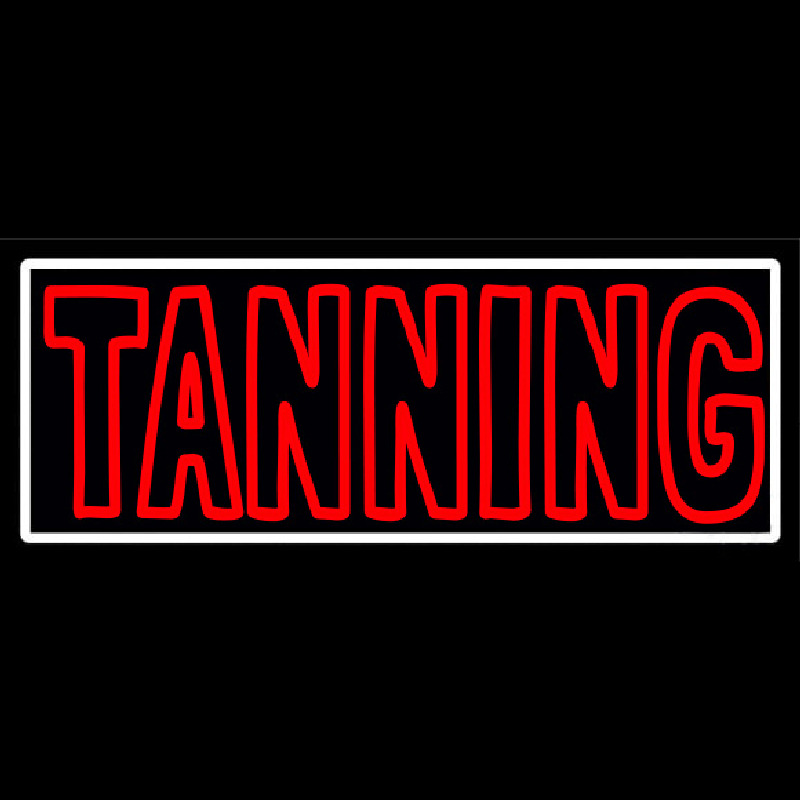 Tanning Double Stroke Neon Sign