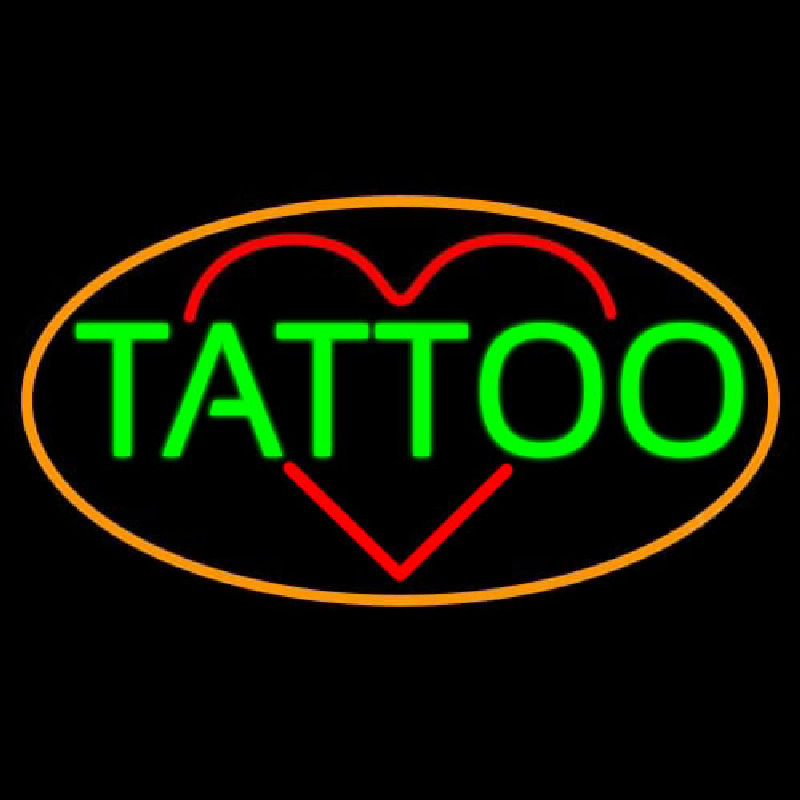 Tattoo Heart Neon Sign