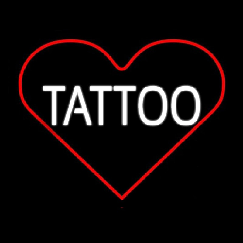 Tattoo Heart Neon Sign