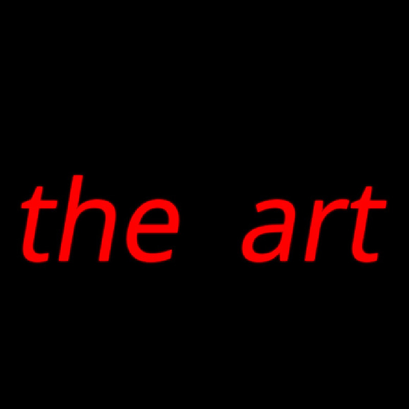 The Art Neon Sign