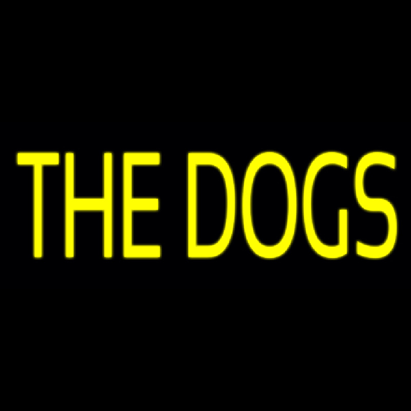 The Dog Neon Sign