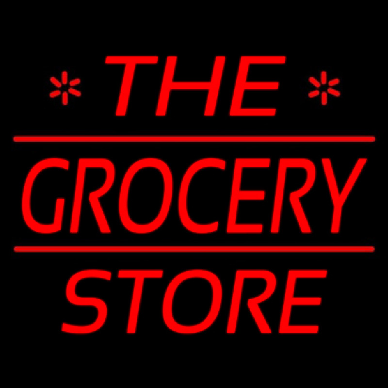 The Grocery Store Neon Sign