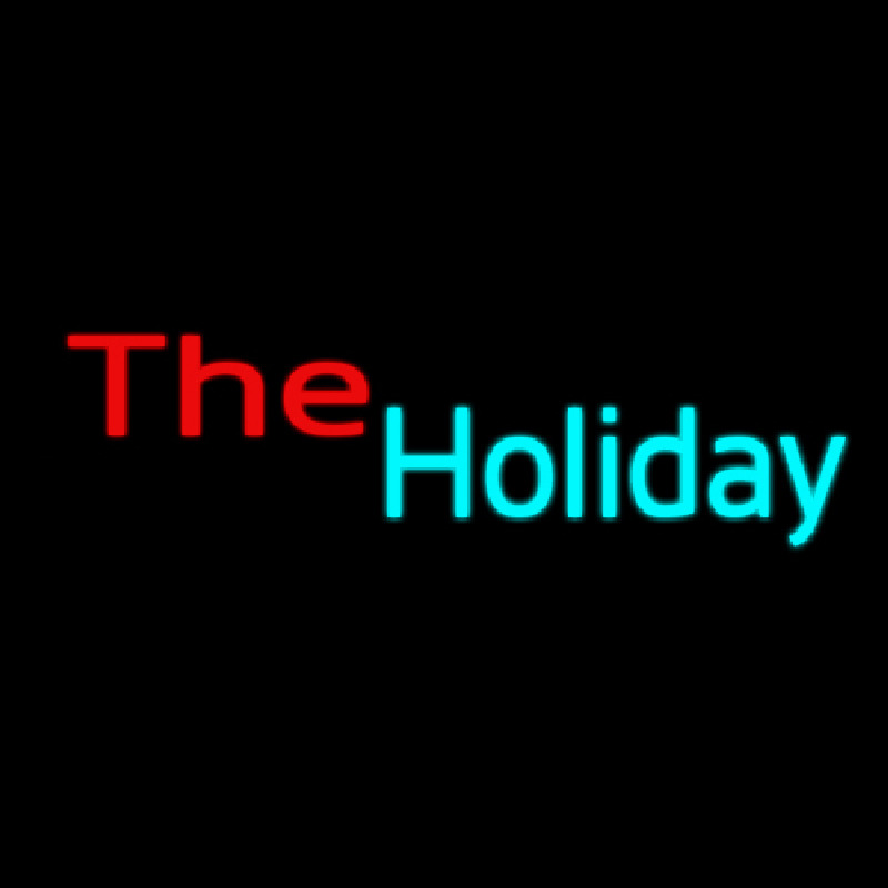 The Holiday Neon Sign