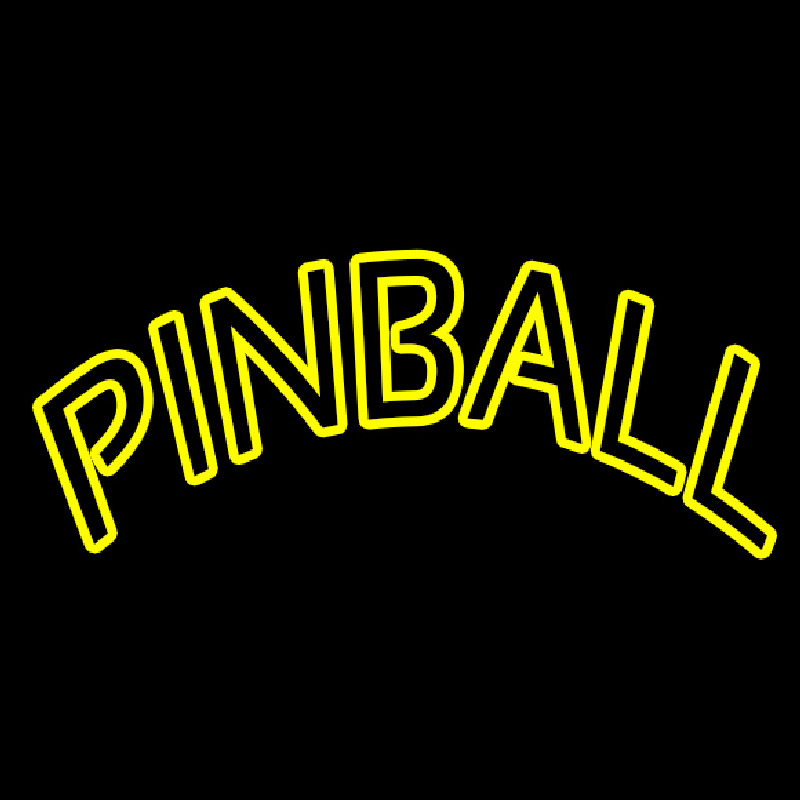 Tourquoise Pinball 1 Neon Sign