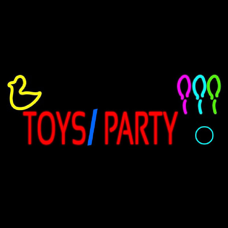 Toy And Party Neon Sign