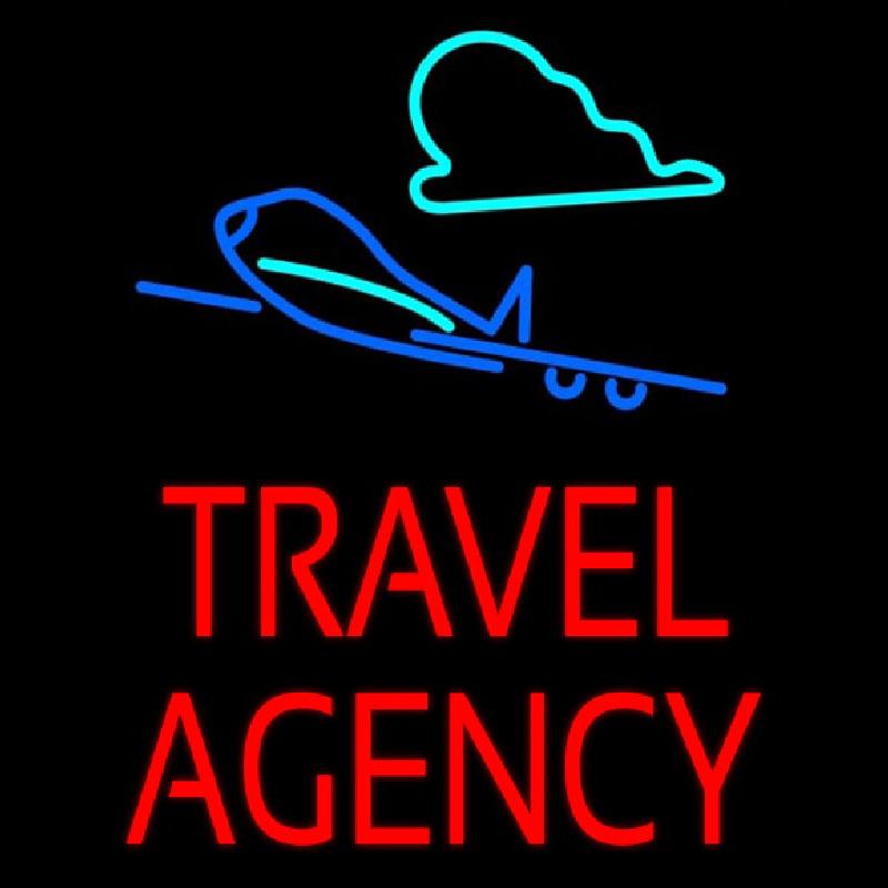 Travel Agency Fashion Neon Sign