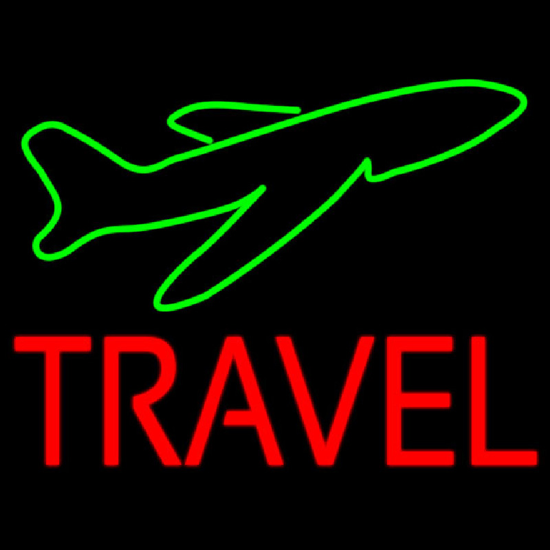 Travel Neon Sign
