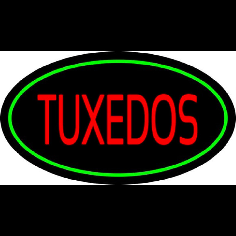 Tu edos Red Oval Green Neon Sign