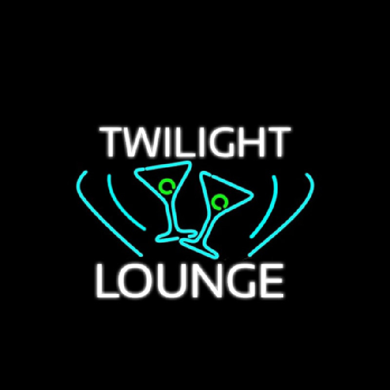 Twilight Lounge With Martini Neon Sign