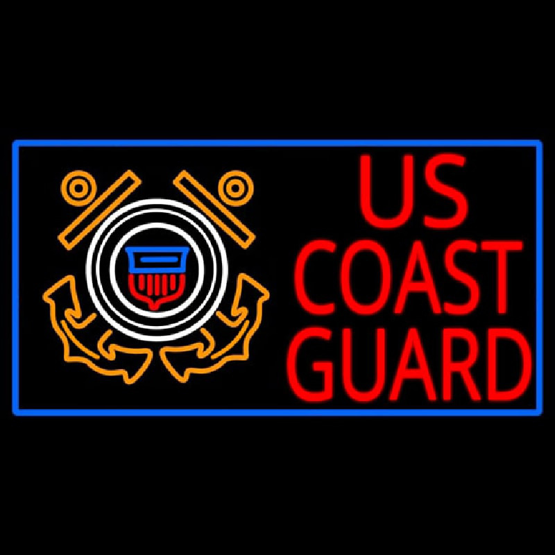 Us Coast Guard Logo Neon Sign