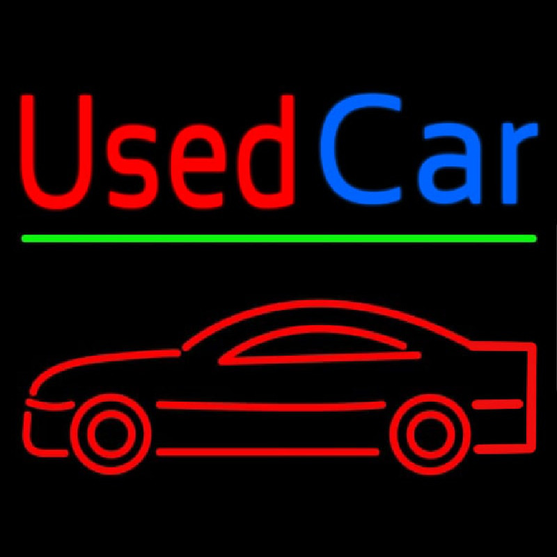 Used Car Neon Sign