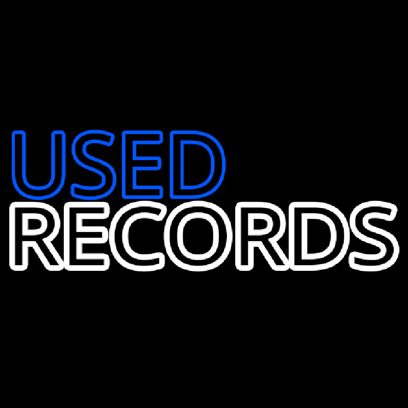 Used Records Neon Sign