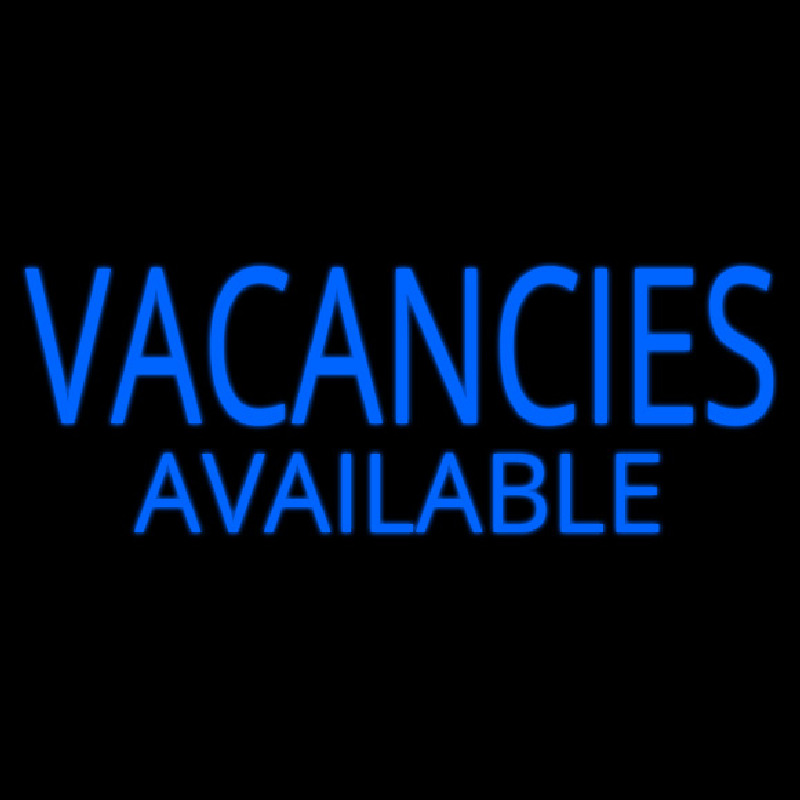 Vacancies Available Neon Sign