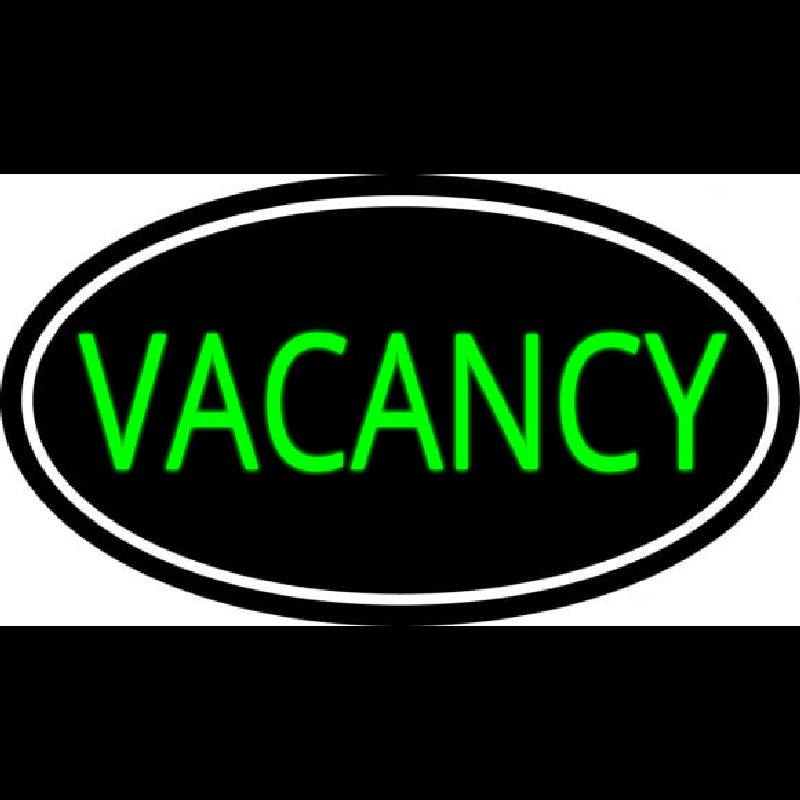 Vacancies With White Border Neon Sign