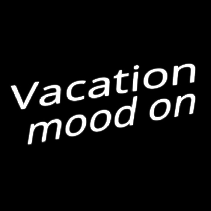 Vacation Mood On Neon Sign