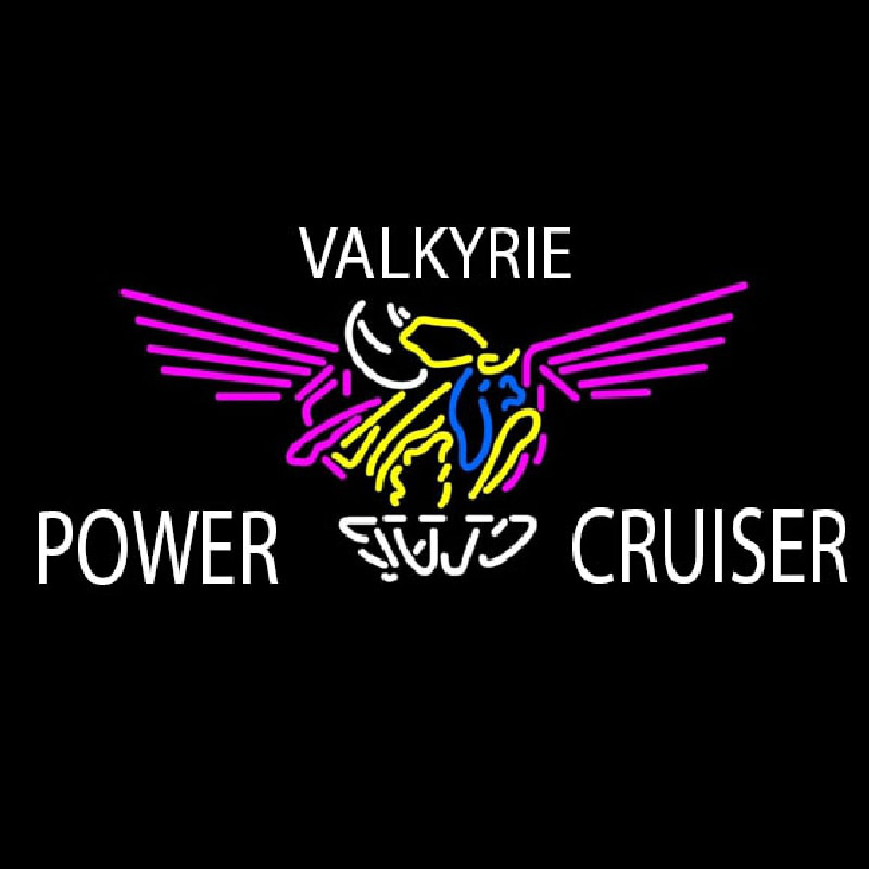 Valkyrie Power Cruiser Club Neon Sign