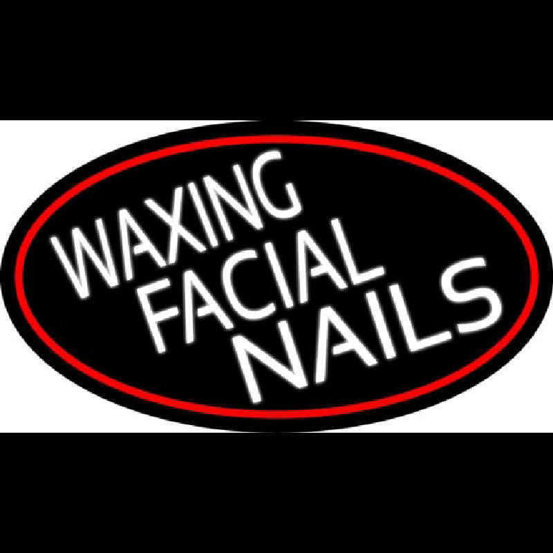 Wa ing Facial Nails Neon Sign