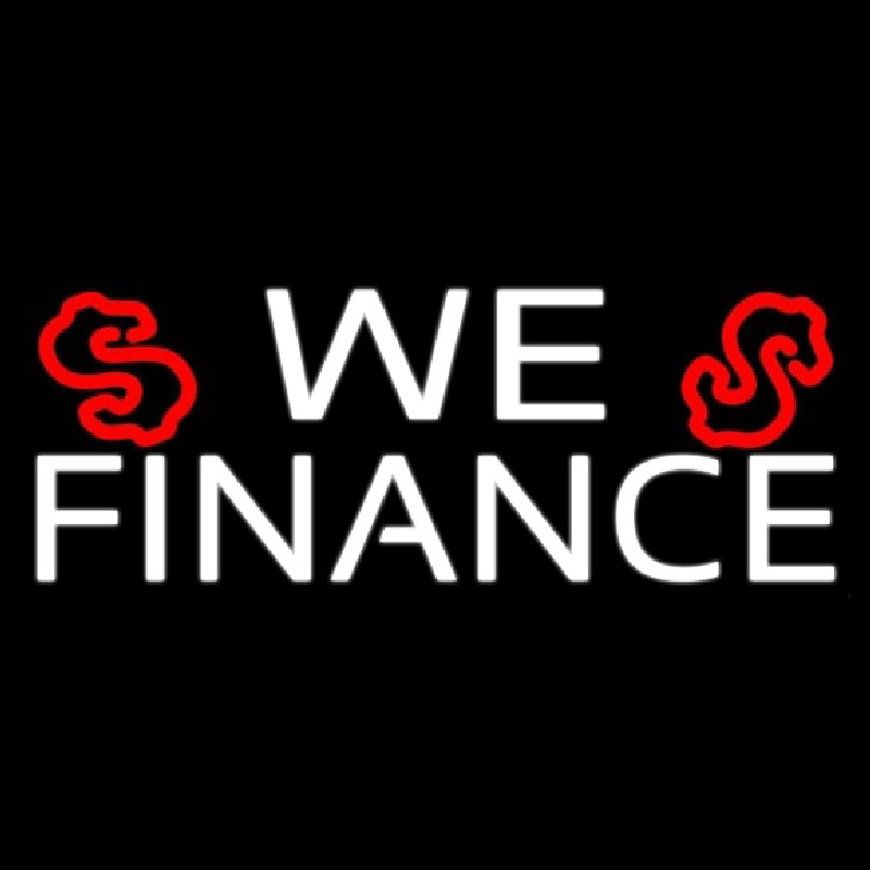 We Finance Dollar Logo 1 Neon Sign