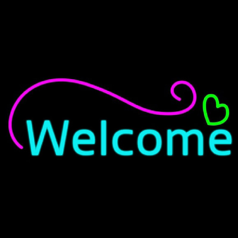 Welcome Love Neon Sign