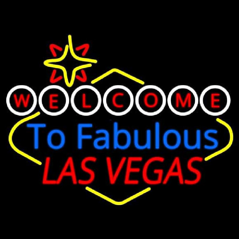 Welcome To Fabulous Las Vegas Neon Sign