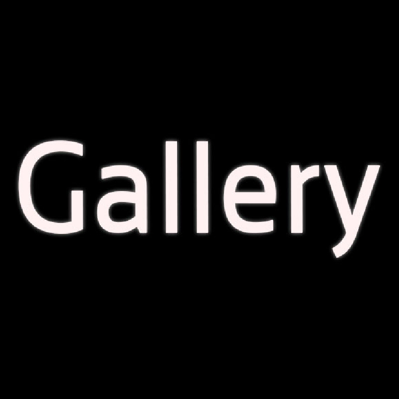 White Gallery Neon Sign