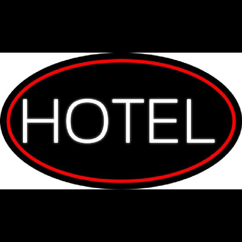 White Hotel Neon Sign