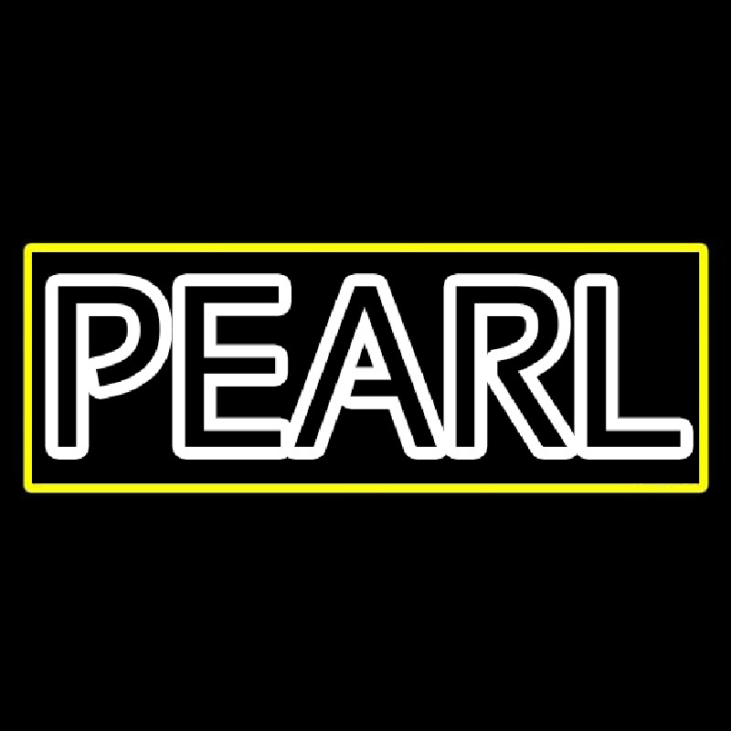 White Pearl Neon Sign